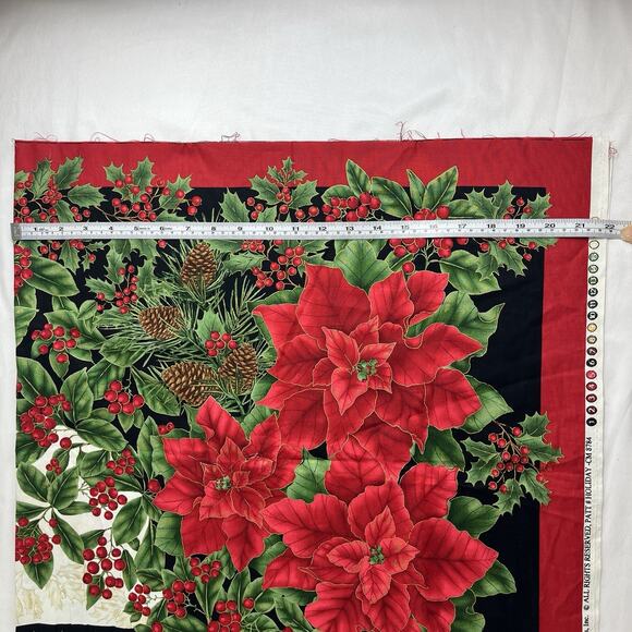 Nature's Holiday by Timeless Treasures Fabrics, Inc. Piece of fabric to craft. - Picture 5 of 6